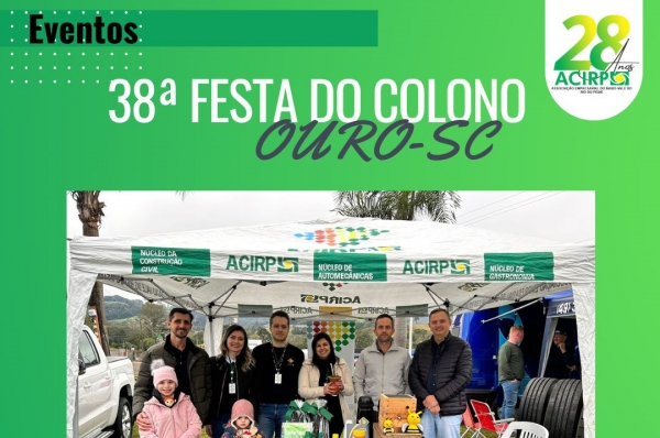 38ª FESTA DO COLONO.